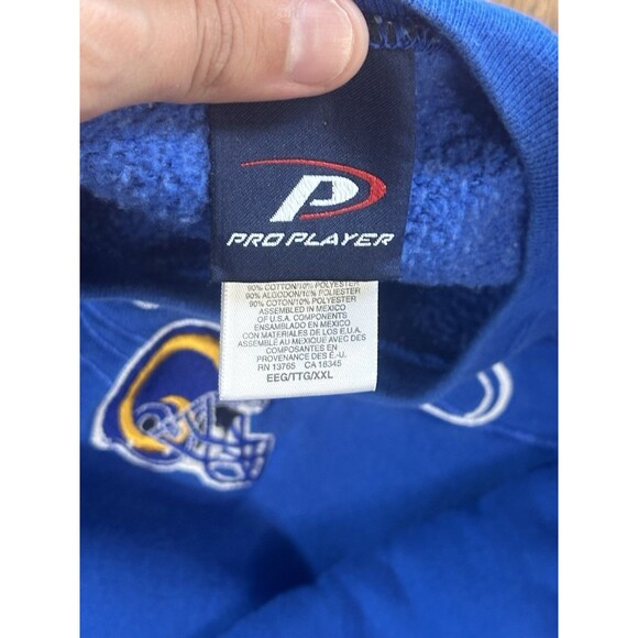 Vintage 90’s St. Louis Rams Pro Player Embroidered Crewneck Sweatshirt - Picture 3 of 3